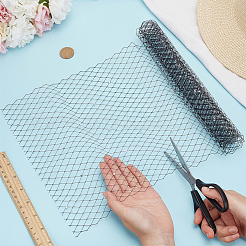 Velos de novia de poliéster&nbsp;DIY-WH0622-072B