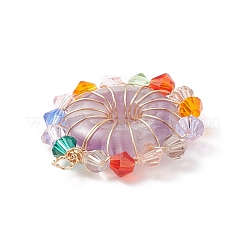 Pendenti d'ametista naturale&nbsp;PALLOY-JF01756-03