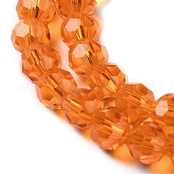 Perles en verre transparentes&nbsp;EGLA-A035-T6mm-D05