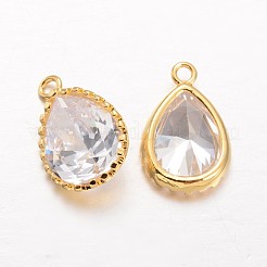 Pendentif en laiton de zircon cubique&nbsp;KK-L134-22G