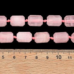 Natürlichen Rosenquarz Perlen Stränge&nbsp;G-D103-A07