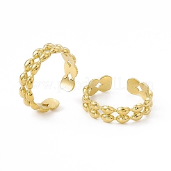 Anillo de acero inoxidable 304 con revestimiento iónico (IP) para mujer&nbsp;RJEW-C060-06G