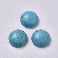 Cabochons en turquoise synthétique&nbsp;G-TAC0001-01H