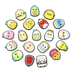 40 Stück 20 Stile niedliche PVC-Kunststoff-Cabochons&nbsp;KY-CJ0001-66