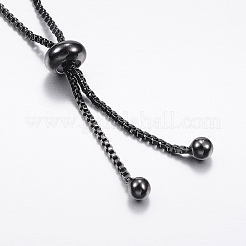 Bracelets bolo extensibles en laiton avec zircon cubique de micro pavé&nbsp;BJEW-F302-02B