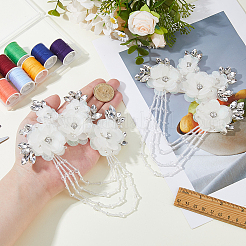 Blumen-Polyester-Ornamentzubehör&nbsp;DIY-WH0591-152