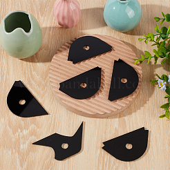 6 Stück 6 Stile Acrylschaber&nbsp;DIY-BC0015-21