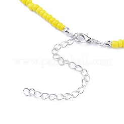 Collane di perline seme di vetro&nbsp;NJEW-JN02691-01