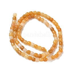 Chapelets de perles en jade topaze naturelle&nbsp;GG-CBAC70A-A01