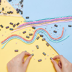 Kit de fabrication de bijoux en perles DIY&nbsp;DIY-PH0010-70