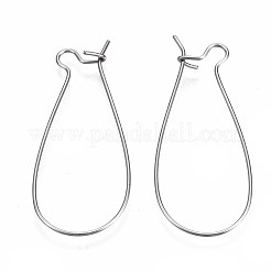 Orecchini a cerchio in acciaio inossidabile 304 anti-ossidazione&nbsp;STAS-S117-008F-01