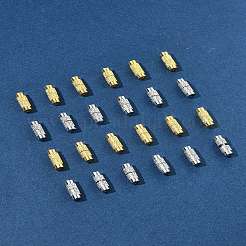 40Sets 2 Farben Säulen-Schraubverschlüsse aus Messing&nbsp;KK-FS0001-62