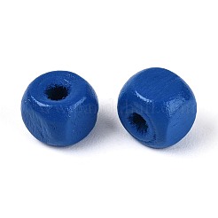 Cuentas de madera pintadas en aerosol&nbsp;WOOD-P021-01A-04