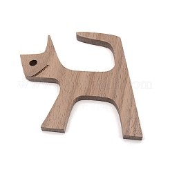 Ornements de sculpture sur bois de hêtre faits à la main pour homme et animal de compagnie&nbsp;DJEW-WH0012-32