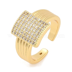Bagues de manchette ouvertes en laiton pour femmes&nbsp;LS-RJEW-M026-02G-03