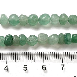 Natürlichen grünen Aventurin Perlen Stränge&nbsp;G-D081-A09