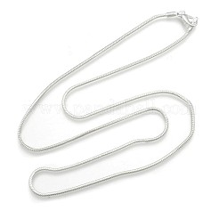 Collane a catena con serpenti rotondi in ottone&nbsp;NJEW-BB10864-22