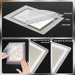 100 feuille de protection pour photo en film de plastification en plastique&nbsp;AJEW-WH0606-55H