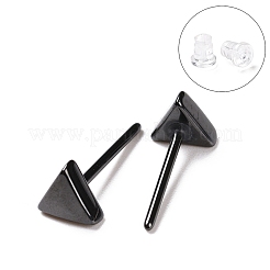 Pendientes de cerámica con circonitas biocerámicas hipoalergénicas.&nbsp;EJEW-Z023-09