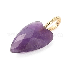 Natürlichen Amethyst Edelsteinanhänger&nbsp;G-C290-01C