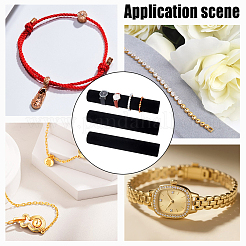 Präsentationsständer für Armbänder aus Samt&nbsp;ODIS-WH0099-147