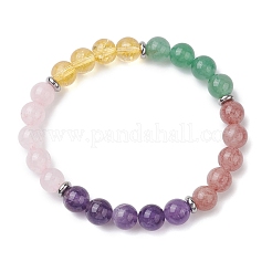 Stretch-Armbänder aus natürlichen und synthetischen Edelsteinperlen für Damen&nbsp;BJEW-JB11249