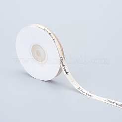 Bedrucktes Polyesterband&nbsp;SRIB-WH0006-21B
