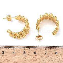 Orecchini a perno spessi a forma di bolla in acciaio inossidabile 304 per donna&nbsp;EJEW-K333-27G