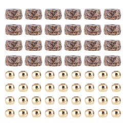 50 pieza de cuentas de jaspe con imagen natural&nbsp;G-TAD0001-12