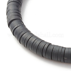 Braccialetto elastico fatto a mano con perline heishi in argilla polimerica&nbsp;BJEW-JB07308