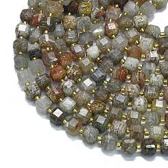 Lodolite naturale perle di quarzo fili&nbsp;G-K389-A24-01