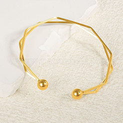 Elegantes brazaletes de acero inoxidable 304&nbsp;LY6810-2