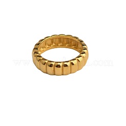 Fingerringe aus Edelstahl 304 mit Wellenstruktur&nbsp;WGA78FE-02