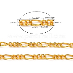 Cadenas hechas a mano de hierro cadenas figaro cadenas madre-hijo&nbsp;CHSM005Y-G