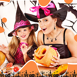 50 Stück Anhänger aus Legierung mit Halloween-Motiv&nbsp;ENAM-UN0001-31