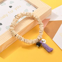 Bracelets extensibles avec breloque&nbsp;BJEW-JB05522-04