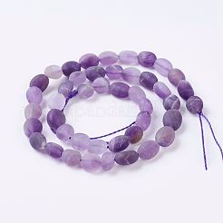Natürlichen Amethyst Perlenstränge&nbsp;G-J374-02