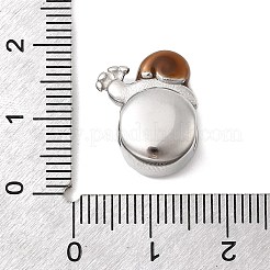 Perline europee in acciaio inossidabile smaltato 304&nbsp;STAS-D153-33P
