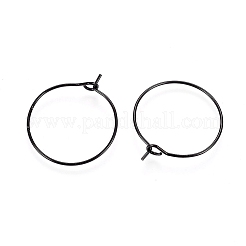 Componenti per orecchini a cerchio in acciaio inossidabile chirurgico 316l&nbsp;X-STAS-D164-03B