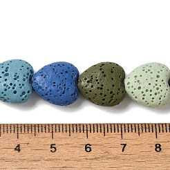 Natürliche Lavasteinperlenstränge&nbsp;G-N0114-A40