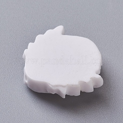 Cremefarbene Cabachons aus Leimharz&nbsp;RESI-CJC0001-64E