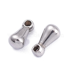 Accesorios de cadena de acero inoxidable 304 resistentes al deslustre con forma de lágrima&nbsp;STAS-Q177-01
