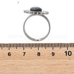 Offene Manschettenringe aus Edelstahl&nbsp;RJEW-JR01077-01