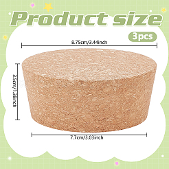 Tappo di bottiglia di sughero&nbsp;AJEW-WH0752-481D