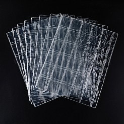 Pages de reliure de collection de pièces de monnaie en PVC&nbsp;DIY-WH0430-349