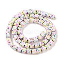Handgefertigte Polymer Clay Perlen Strang&nbsp;CLAY-Z002-01H