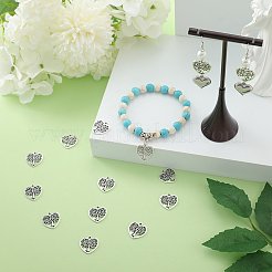 100 pièces pendentifs en alliage de style tibétain&nbsp;FIND-SC0005-68