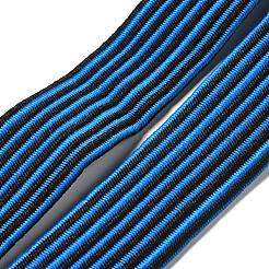 Cinturino piatto regolabile in lattice con ganci in ferro antiruggine&nbsp;AJEW-M042-01C