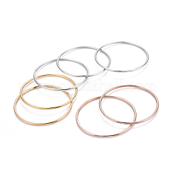7 Stück schlichte Armreif-Sets aus 201 Edelstahl für Damen&nbsp;X-BJEW-L664-022C-M02