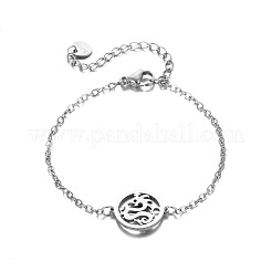 Drachengliederarmbänder aus Edelstahl 304&nbsp;WG00EFE-01